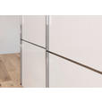 SCHWEBETÜRENSCHRANK 271/223/68 cm 3-türig Weiß, Champagner  - Chromfarben/Champagner, KONVENTIONELL, Glas/Holzwerkstoff (271/223/68cm) - Novel