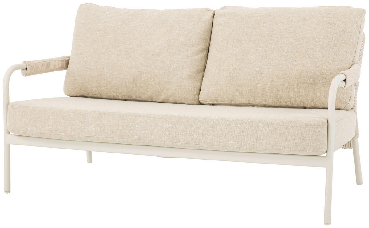 GARTENSET Metall, Textil, Stein  - Elfenbein/Beige, Design, Textil/Stein - Dieter Knoll