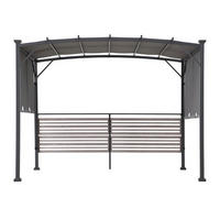 PERGOLA 300/227/270 cm   - Anthrazit/Grau, Basics, Textil/Metall (300/227/270cm) - Modante