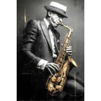 ALUMINIUMBILD Musik  - Multicolor, Basics, Metall (120/80/2cm) - Euroart