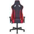 GAMINGSTUHL  in Mikrofaser Rot, Schwarz  - Rot/Schwarz, Trend, Kunststoff/Textil (68/127-137/64cm) - Xora
