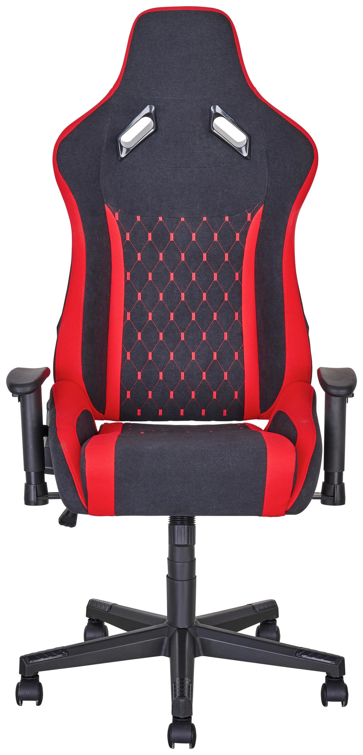 GAMINGSTUHL  in Mikrofaser Rot, Schwarz  - Rot/Schwarz, Trend, Kunststoff/Textil (68/127-137/64cm) - Xora