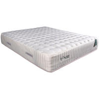 TASCHENFEDERKERNMATRATZE 200/200 cm, Höhe ca.: 30 cm, H2 = mittel,  - Weiß, Basics, Textil (200/200cm) - Linea Natura