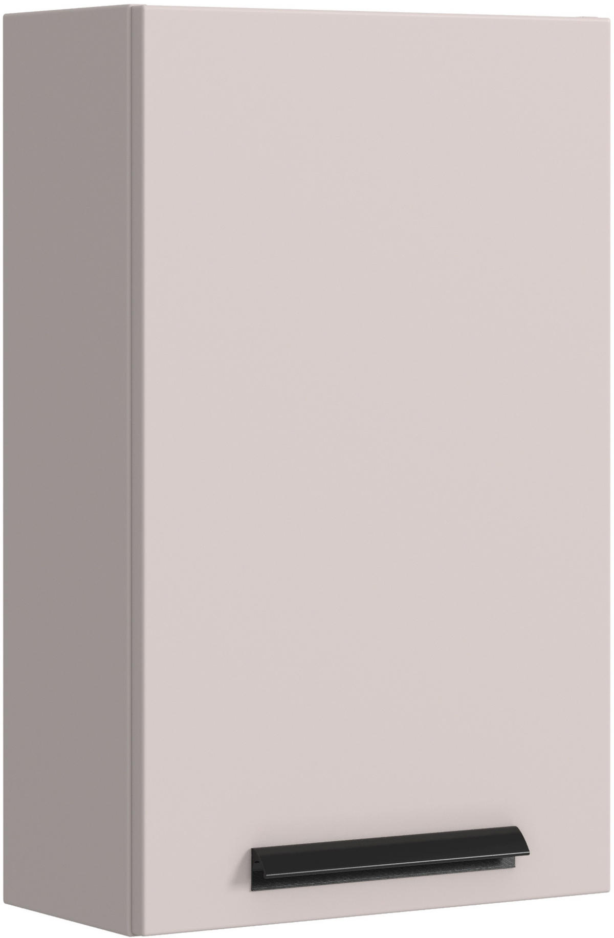HÄNGESCHRANK 40/64/20 cm  - Kaschmir/Schwarz, KONVENTIONELL, Holzwerkstoff/Metall (40/64/20cm) - Xora