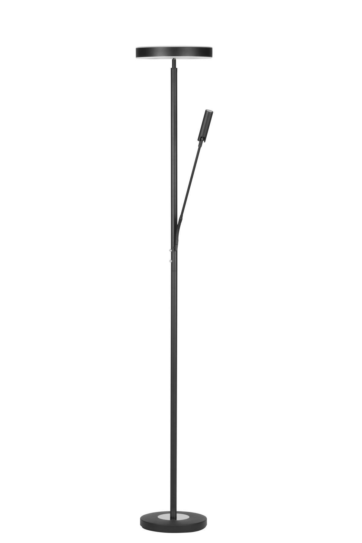 LED-DECKENFLUTER 28/180 cm    - Schwarz/Weiß, Design, Kunststoff/Metall (28/180cm) - Novel