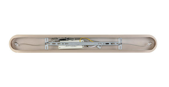 LED-HÄNGELEUCHTE 82/55/150 cm - Chromfarben/Champagner, Design, Kunststoff/Metall (82/55/150cm) - Dieter Knoll