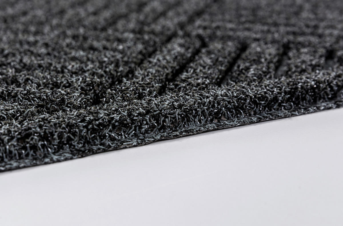 FUßMATTE 45/75 cm Scraper Design  - Anthrazit, KONVENTIONELL, Textil (45/75cm)
