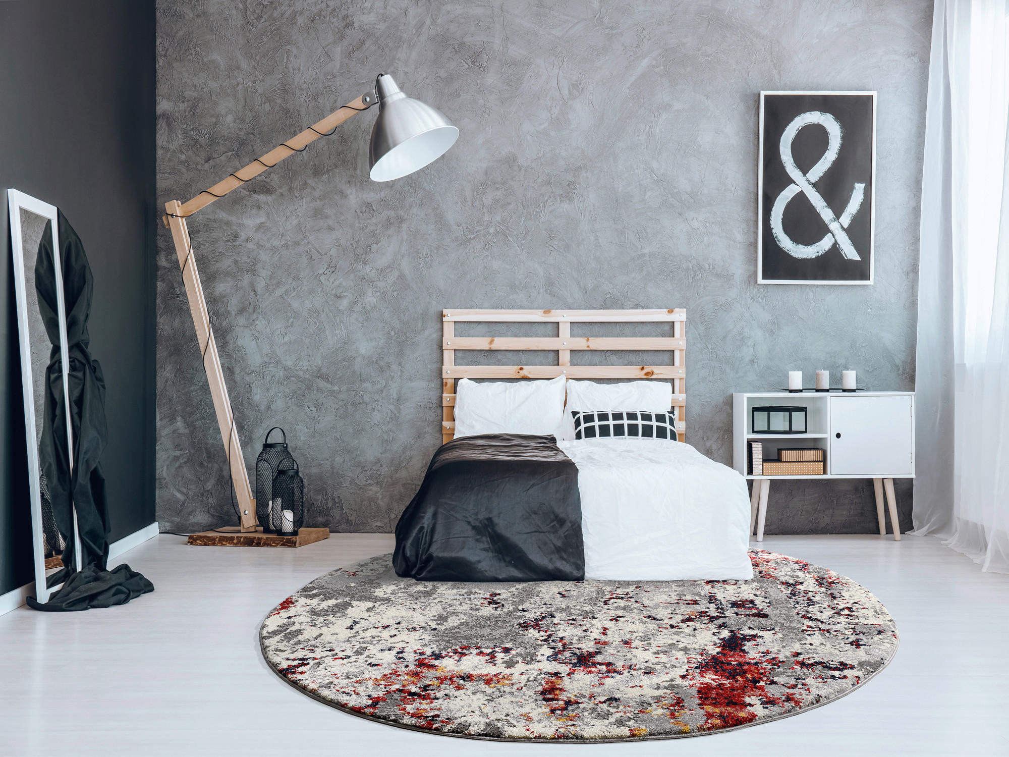 TKANÝ KOBEREC, 200 cm, vícebarevná - vícebarevná, Design, textil (200cm) - Novel