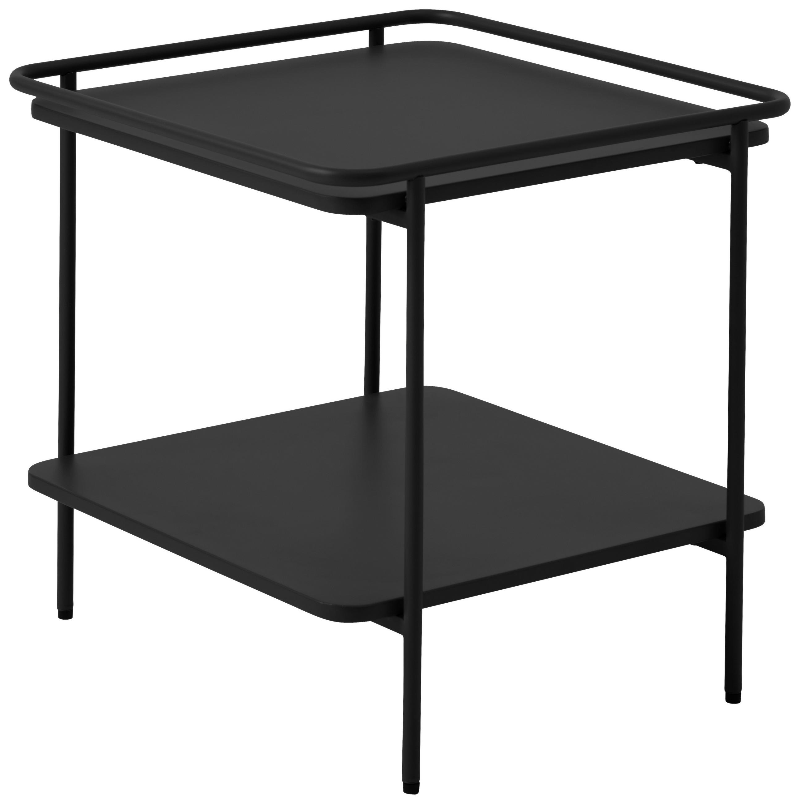 Xora Beistelltisch Schwarz 45x44.3x45 cm
