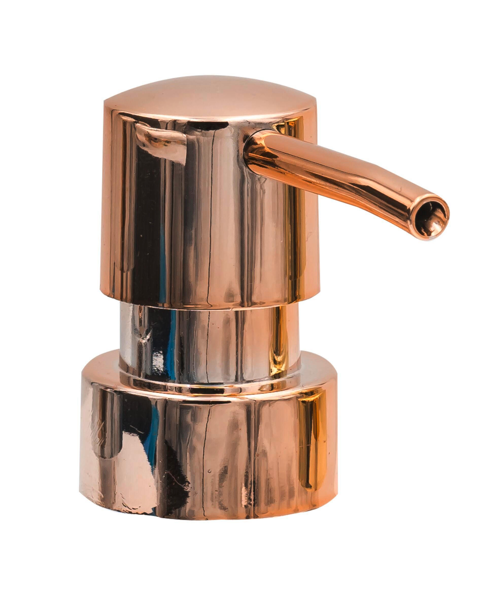 Pumpenkopf Kunststoff  - Roségold, Basics, Kunststoff (7,2/10,5/3,4cm) - Sadena