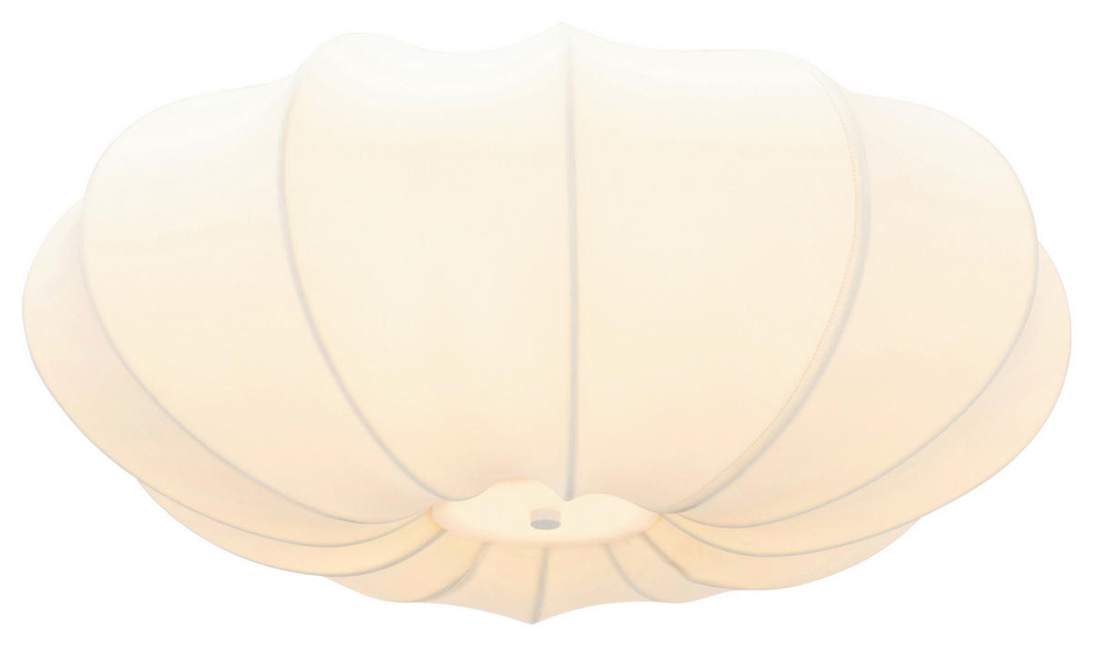 DECKENLEUCHTE  48/20 cm    - Beige, Design, Textil/Metall (48/20cm) - Collet's Monde