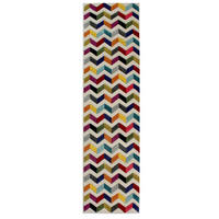BĚHOUN, 230/66 cm, vícebarevná - vícebarevná, Basics, textil (230/66cm)