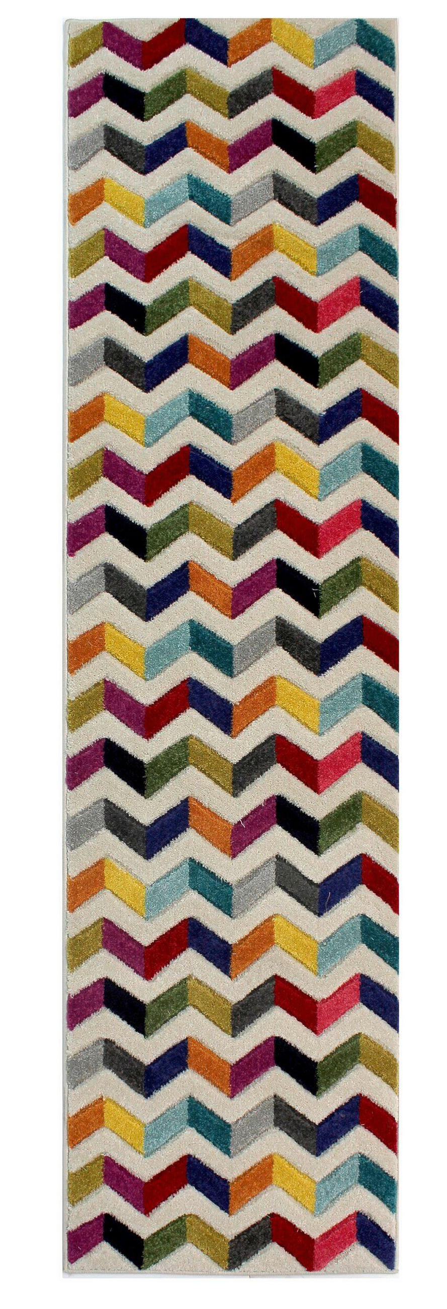 BĚHOUN, 230/66 cm, vícebarevná - vícebarevná, Basics, textil (230/66cm)