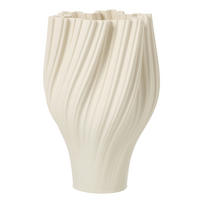 DEKOVASE  - Weiss, Basics, Keramik (25,5/23/38cm) - Ambia Home