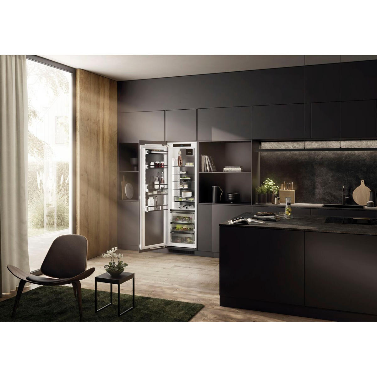 KÜHLSCHRANK 55,9/177/54,6 cm IRBBSCI5171  - Weiß/Grau, Basics, Glas/Metall (55,9/177/54,6cm) - Liebherr