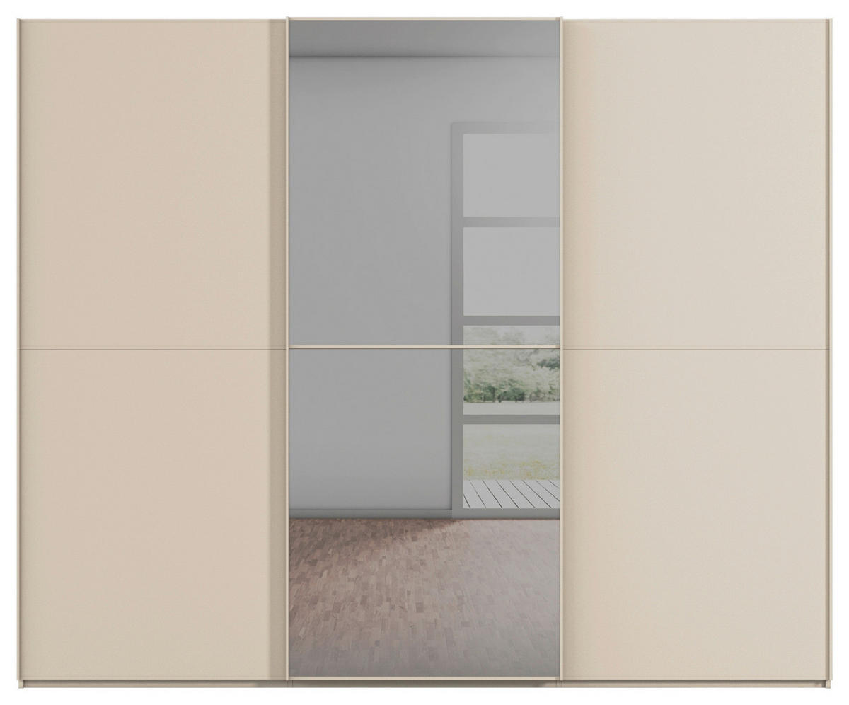 SCHWEBETÜRENSCHRANK  in Champagner  - Champagner, KONVENTIONELL, Glas/Holzwerkstoff (301/223/68cm) - Novel