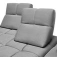 ECKSOFA in Struktur Grauweiß  313/233 cm  - Grauweiß/Schwarz, Design, Kunststoff/Textil (313/233cm) - Emilio Belluti