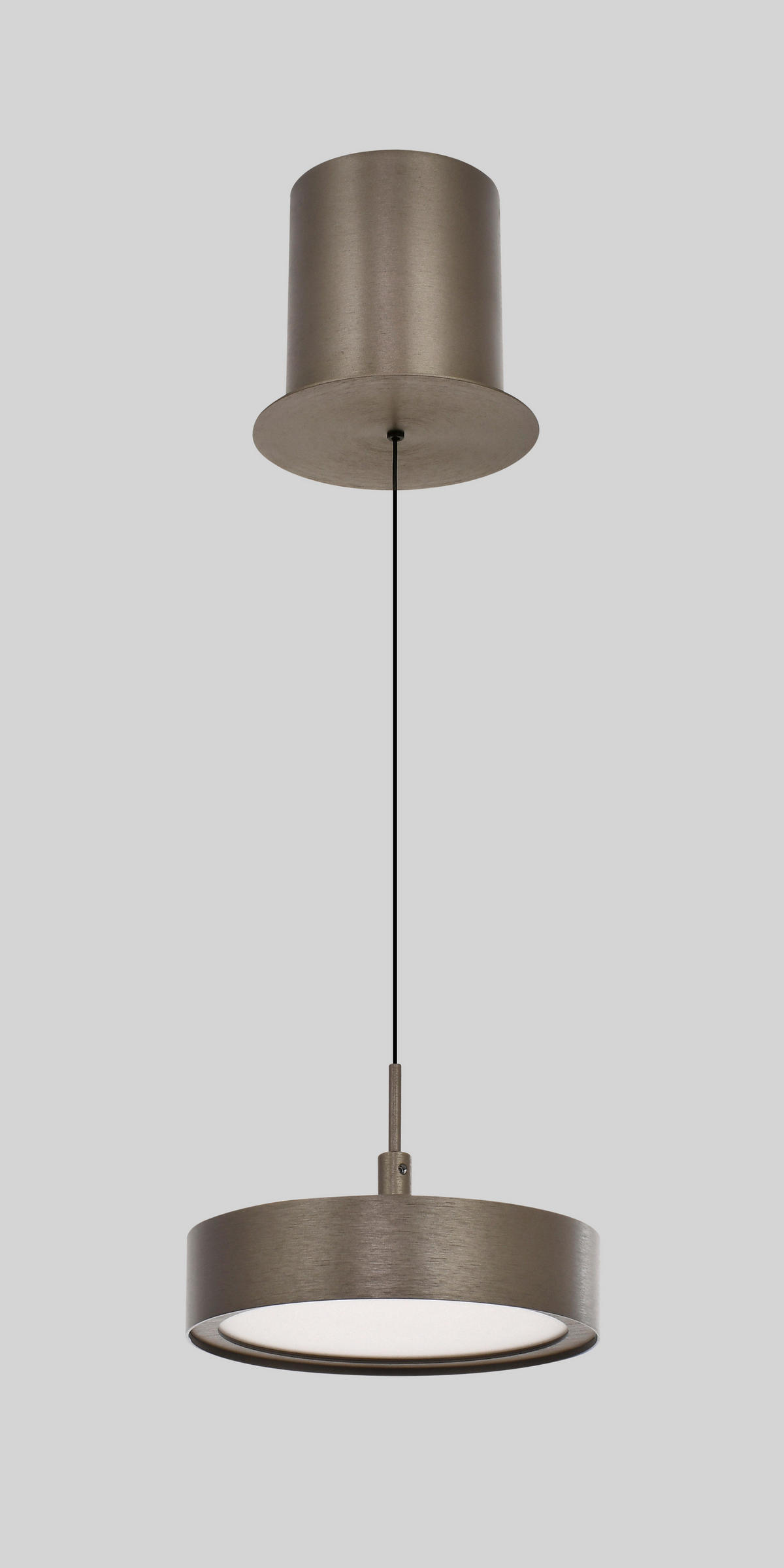 LED-HÄNGELEUCHTE Valensole 17,5/150/17,5 cm  - Bronzefarben, Design, Metall (17,5/150/17,5cm)