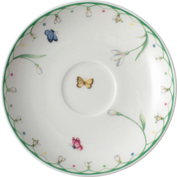TACNA ZA ESPRESO  Colourful Spring       - zelena/bela, Osnovno, keramika (12cm) - Villeroy & Boch