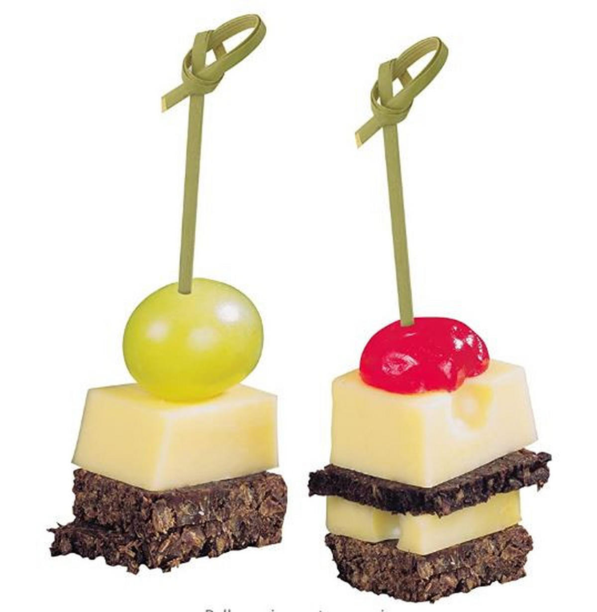 BEȚIȘOARE SERVIRE APERITIVE - maro deschis, Konventionell, lemn (15cm)