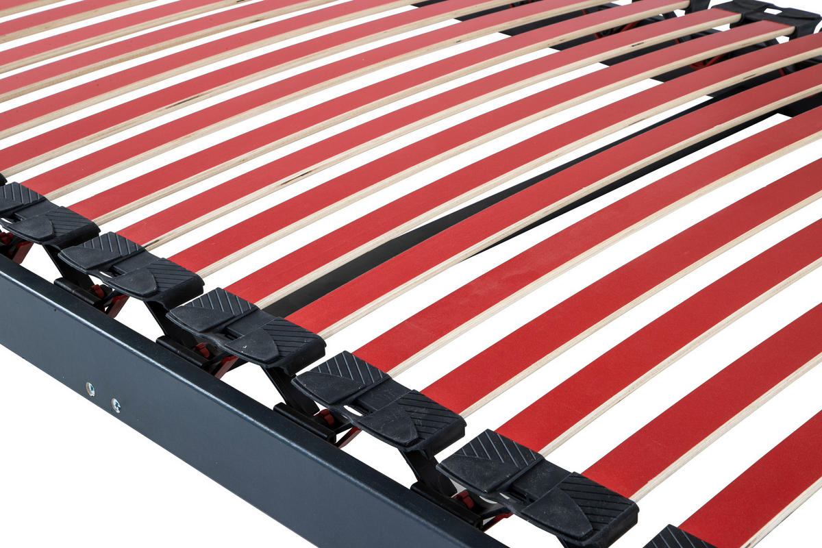 LATTENROST 90/200 cm Buche  - Anthrazit, Basics, Holz/Holzwerkstoff (90/200cm) - Novel