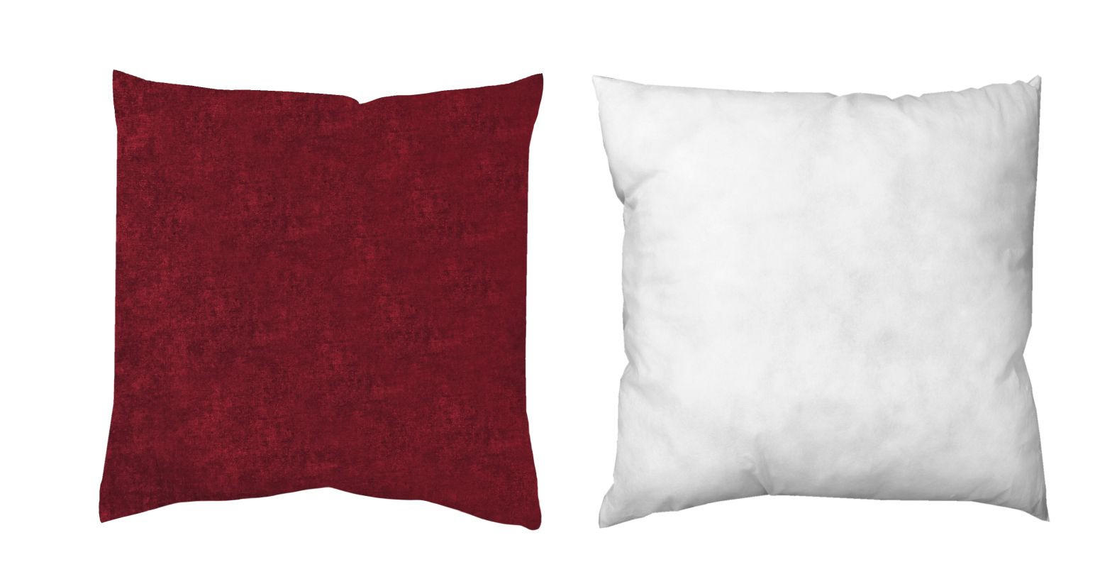 ZIERKISSEN  50/50 cm   - Bordeaux, Basics, Textil (50/50cm)