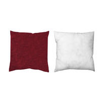 ZIERKISSEN  50/50 cm   - Bordeaux, Basics, Textil (50/50cm)