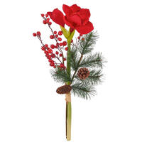 AMARYLLIS Amaryllis  - Rot/Braun, Basics, Kunststoff (65cm)