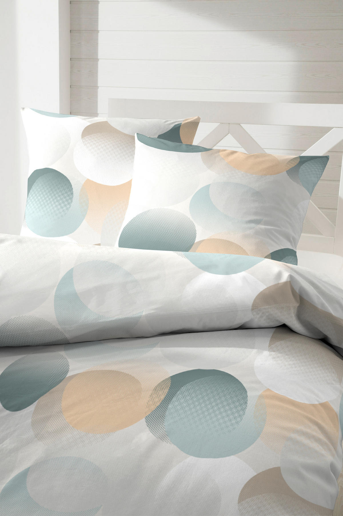 BETTWÄSCHE Perkal 135/200 cm  - Grün, Basics, Textil (135/200cm)