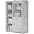 HIGHBOARD Wildeiche furniert, massiv geölt Eichefarben - Eichefarben/Alufarben, Design, Glas/Holz (98/145/40cm) - Landscape HIGHBOARD Wildeiche furniert, massiv geölt Eichefarben - Eichefarben/Alufarben, Design, Glas/Holz (98/145/40cm) - Landscape
