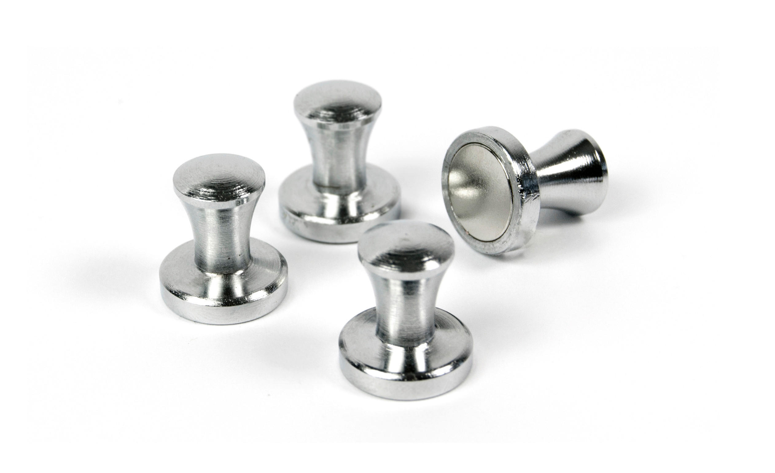 MAGNETSET  - Silberfarben, Basics, Metall (1.4/1.5cm)