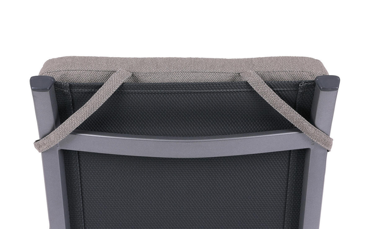 SESSELAUFLAGENSET Uni  - Taupe, Basics, Textil (50/7/120cm)