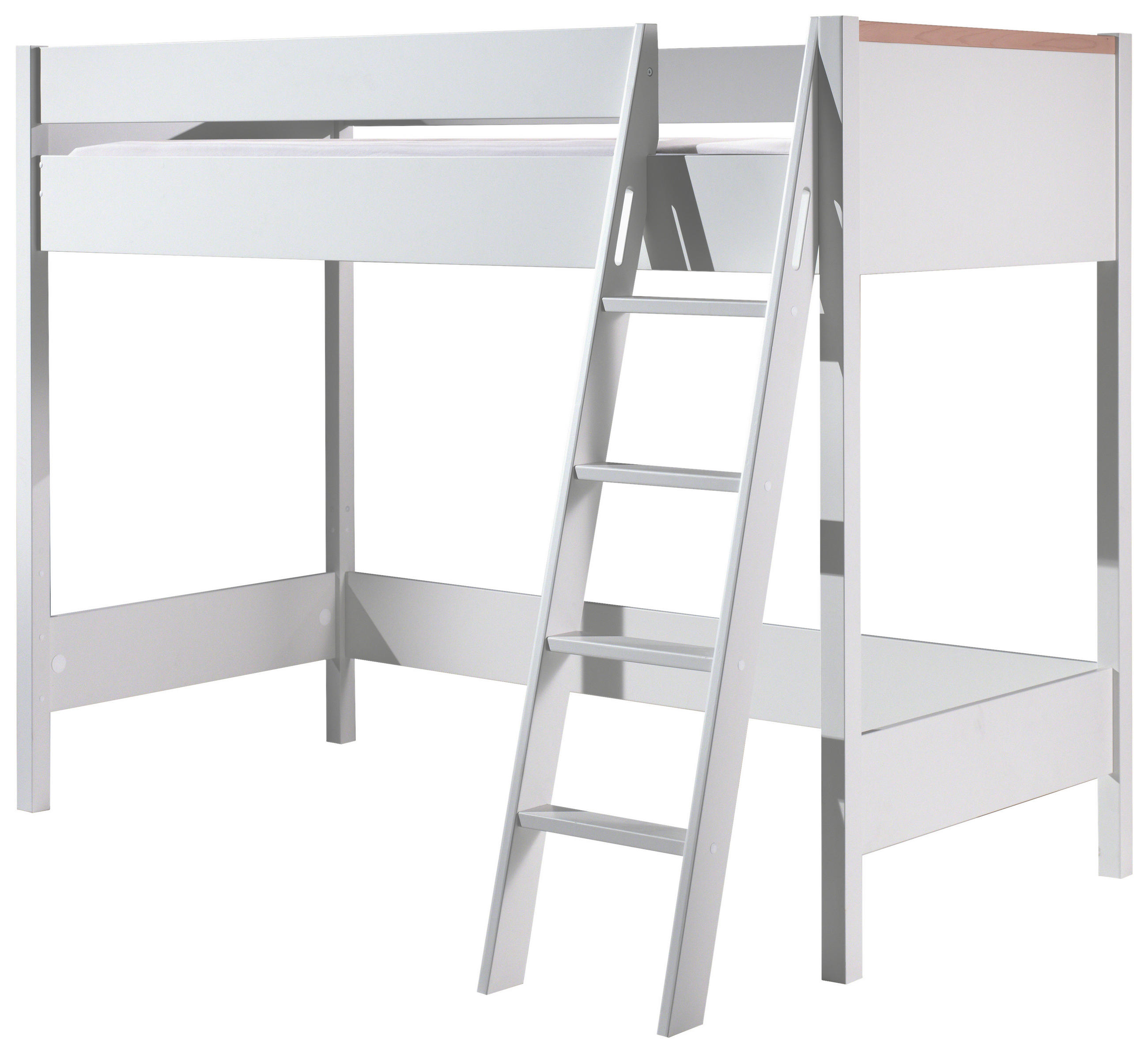 HOCHBETT 90/200 cm Weiß  - Weiß/Kieferfarben, MODERN, Holz/Holzwerkstoff (90/200cm) - MID.YOU