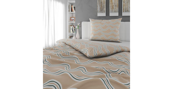 BETTWÄSCHE Satin 140/220 cm  - Naturfarben, Textil (140/220cm) - Novel