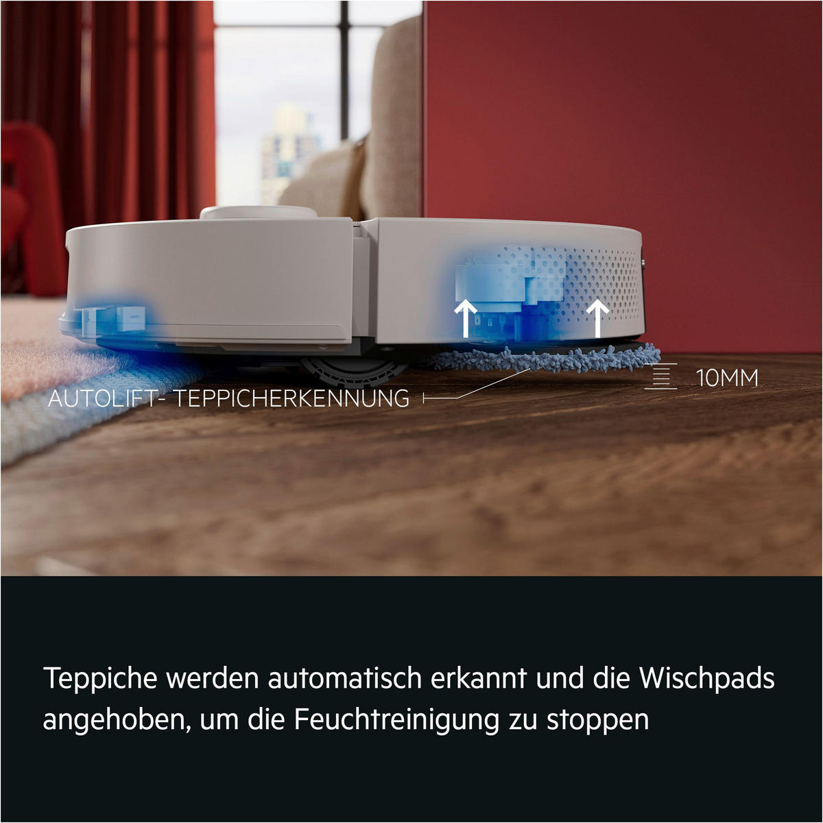STAUBSAUGERROBOTER AR81UW3SW All-in-One-Station  - Weiß, Basics, Kunststoff (35/60/48cm) - AEG