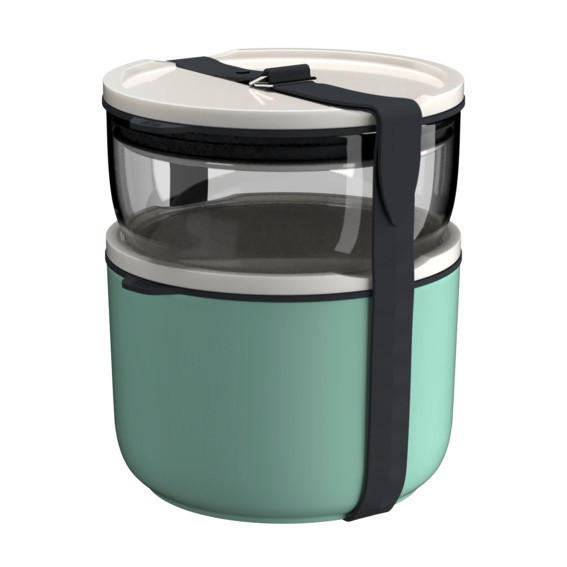 LUNCHBOX  0,44/0,73 l  - mentazöld/átlátszó, Basics, műanyag/kerámia (13/13/15cm) - like.Villeroy & Boch