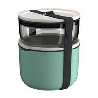 LUNCHBOX - Klar/Mintgrün, Basics, Keramik/Kunststoff (13/13/15cm) - like.Villeroy & Boch