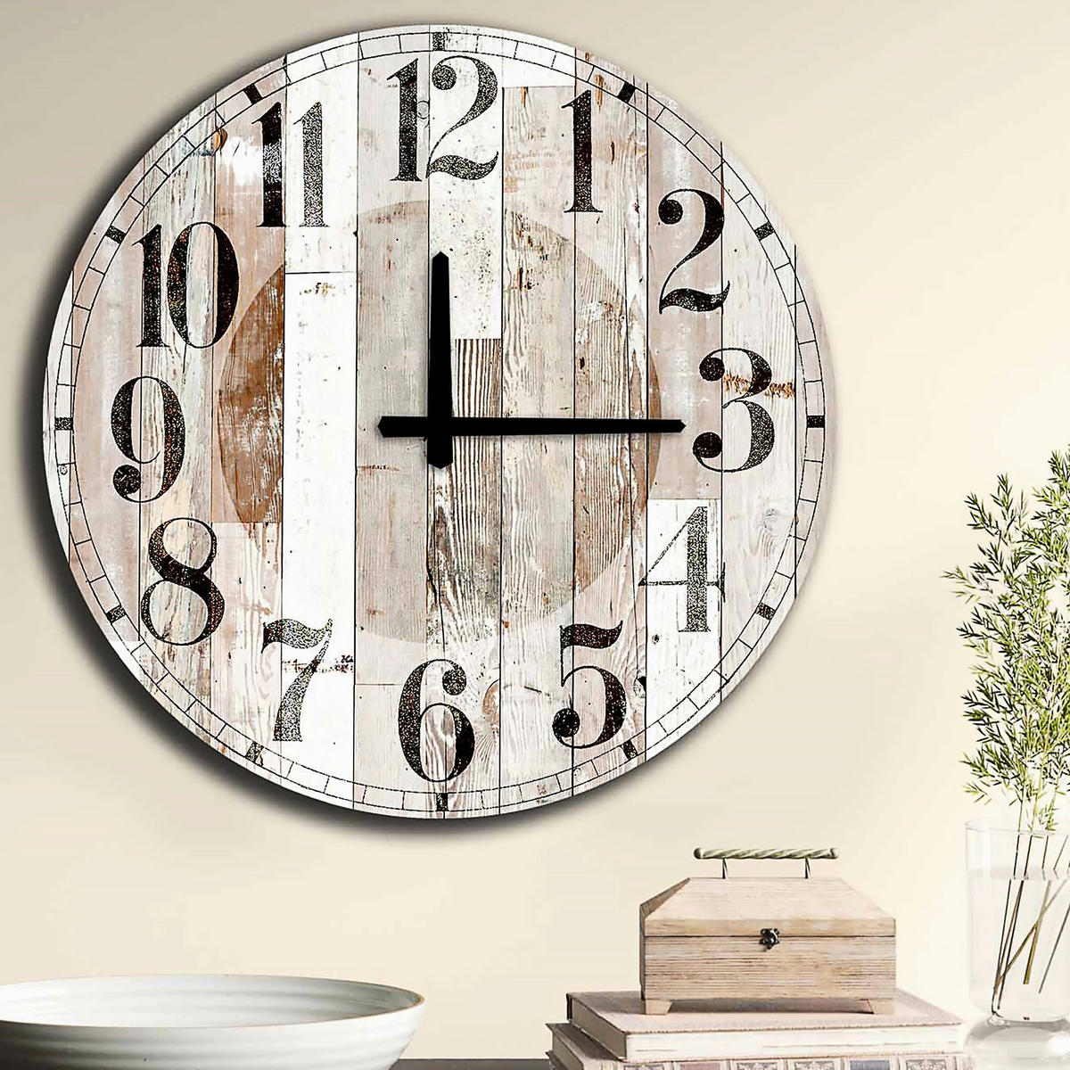 WANDUHR Multicolor 50/50/0,5 cm  - Multicolor, LIFESTYLE, Holzwerkstoff (50/50/0,5cm)