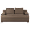 SCHLAFSOFA in Webstoff Braun  - Dunkelbraun/Braun, Design, Holz/Textil (202/85/110cm) - MID.YOU