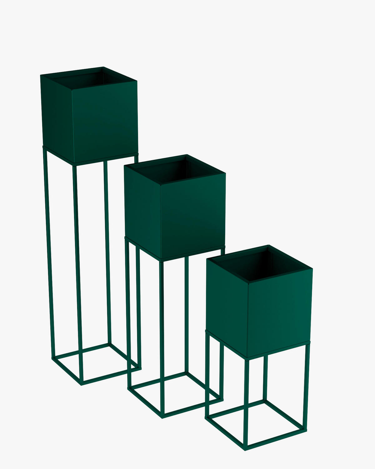 BLUMENSTÄNDER Metall  - Smaragdgrün, Basics, Metall (19/87/19cm)