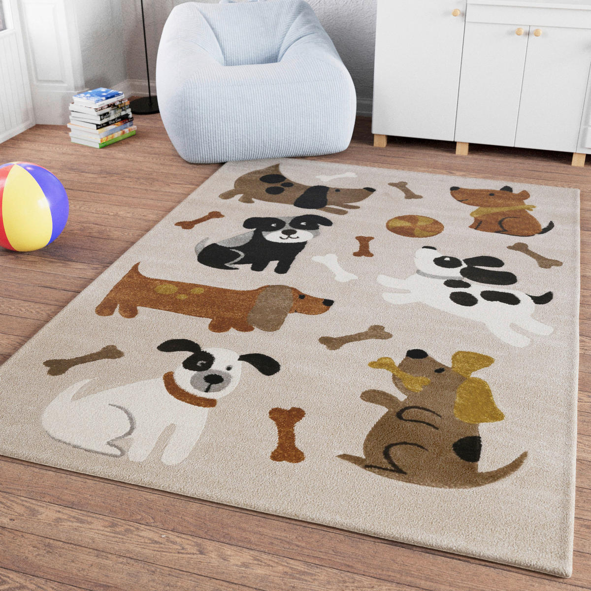 KINDERTEPPICH 80/150 cm Rocky & Friends  - Multicolor, KONVENTIONELL, Textil (80/150cm)