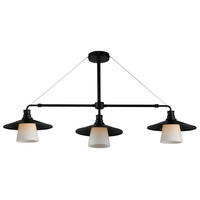 SVJETILJKA VISEĆA    98/26/55 cm    Loft  - crna, Design, metal (98/26/55cm)