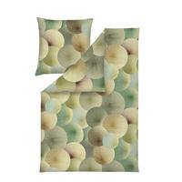 BETTWÄSCHE Impulse Makosatin 155/220 cm  - Grün, Design, Textil (155/220cm) - Estella