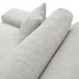 ECKSOFA  Greige Bouclé  - Greige/Schwarz, MODERN, Kunststoff/Textil (255/255cm) - Landscape