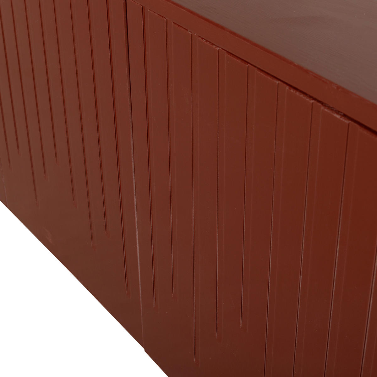 LOWBOARD Pencil  in 180/52/40 cm  - Dunkelrot, Design, Holz (180/52/40cm) - Livetastic