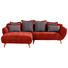 WOHNLANDSCHAFT in Textil Rot, Dunkelgrau - Dunkelgrau/Rot, Design, Holz/Textil (175/280cm) - Carryhome WOHNLANDSCHAFT in Textil Rot, Dunkelgrau - Dunkelgrau/Rot, Design, Holz/Textil (175/280cm) - Carryhome