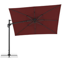 AMPELSCHIRM Bordeaux  - Bordeaux/Schwarz, Basics, Textil/Metall (310/210cm) - Doppler