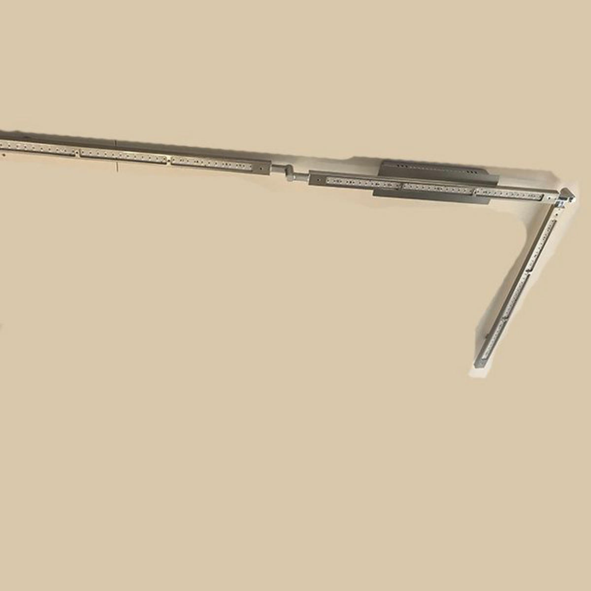 DECKENLEUCHTE TENSO MODULART   - Chromfarben/Nickelfarben, Design, Metall (9/196cm) - Fischer & Honsel