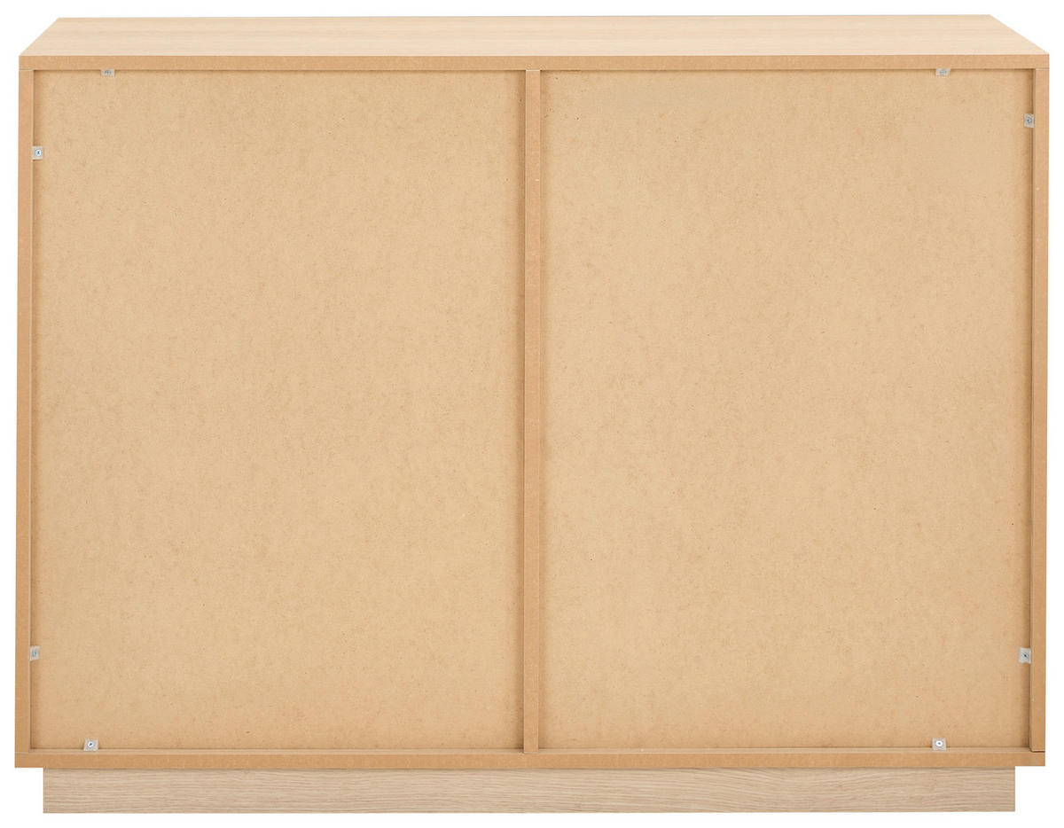 SIDEBOARD Japandi 111/82,5/41,5 cm  - Eichefarben, Design, Holzwerkstoff (111/82,5/41,5cm) - MID.YOU