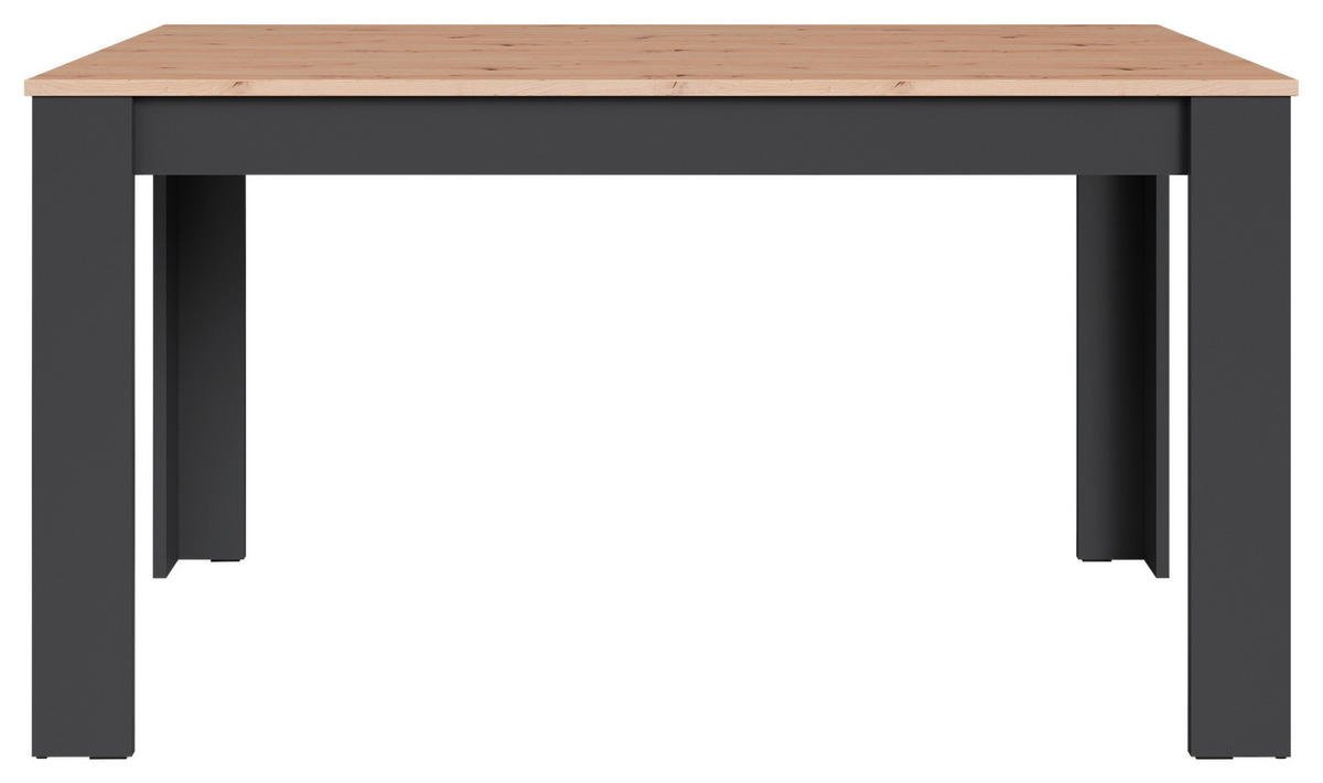 ESSTISCH in Holzwerkstoff 140/80/75 cm   - Anthrazit/Eiche Artisan, LIFESTYLE, Holzwerkstoff (140/80/75cm) - MID.YOU